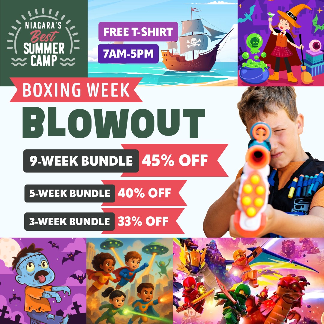 Boxing Week Blowout 2026 Summer Camp Buy Now Choose Later