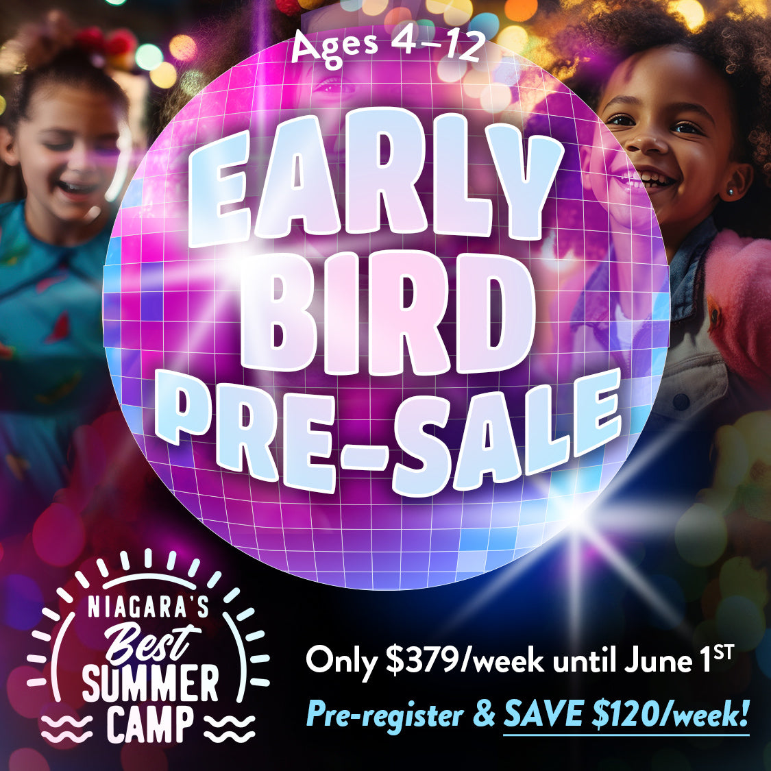 WEEKLY CREDIT: 25% Early Bird Discount on 2024 Summer Camp